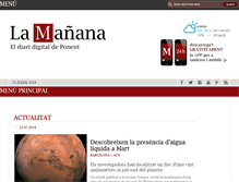 Tablet Screenshot of lamanyana.cat